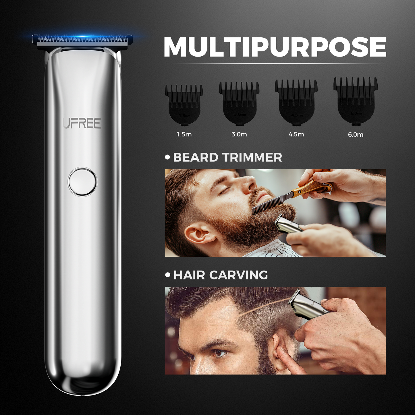 Ufree Beard Trimmer and Foil Shaver Set Traval Set