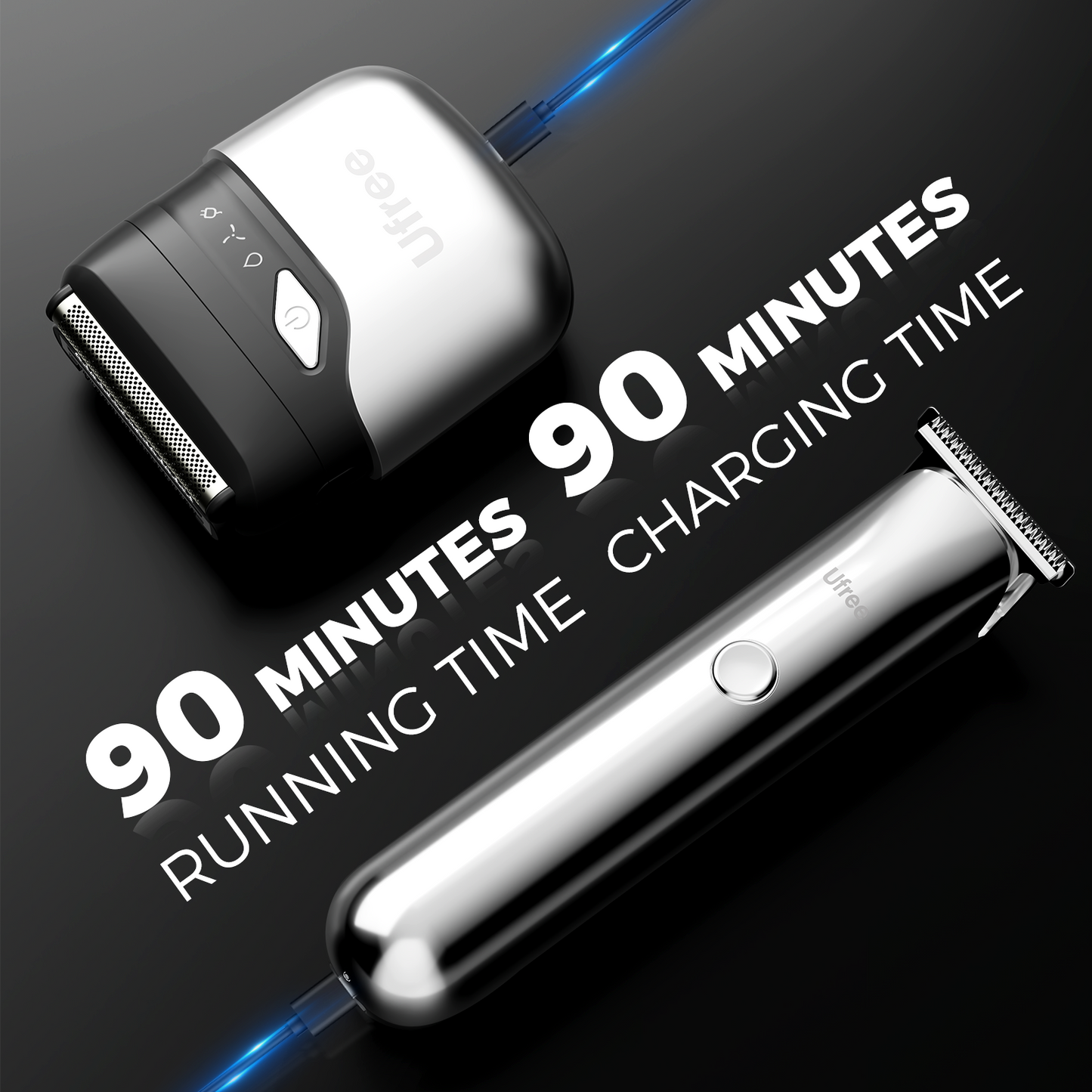 Ufree Beard Trimmer and Foil Shaver Set Traval Set