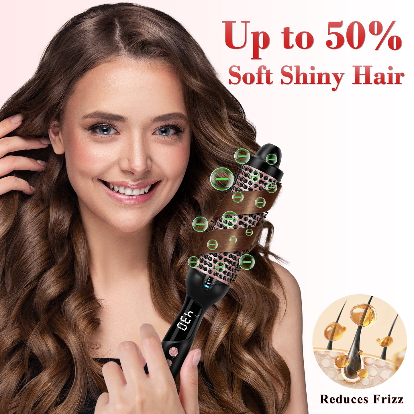 Ufree Ionic Thermal Brush Curling Brushes Hair Styling Tool