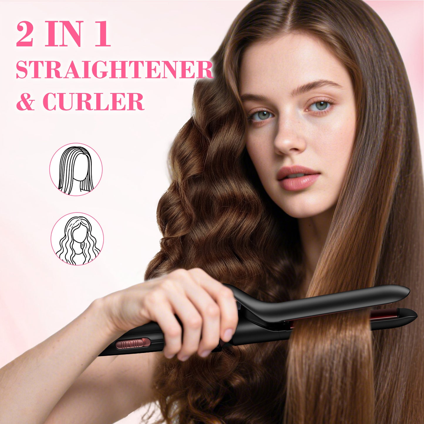 Ufree 7-in-1 Curling Iron Set with Thermal Brush