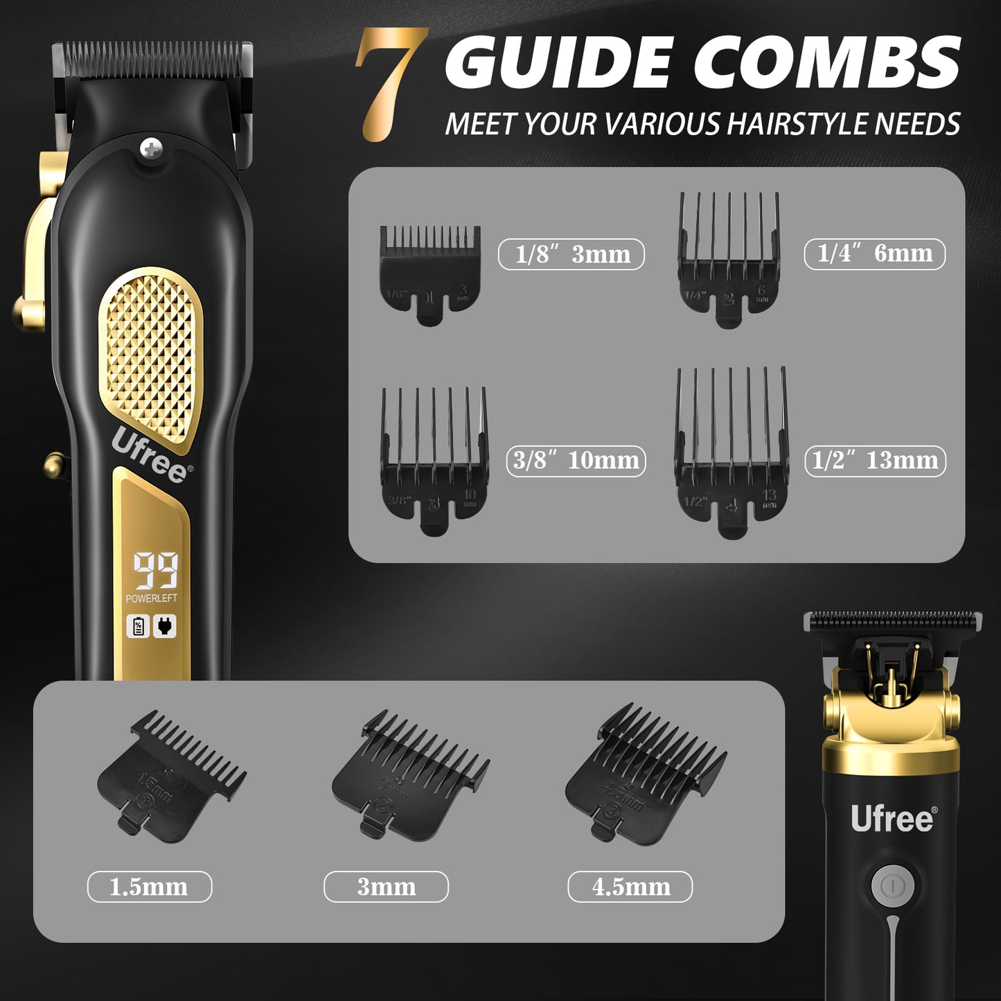 Ufree Hair Clippers and Trimmers Set