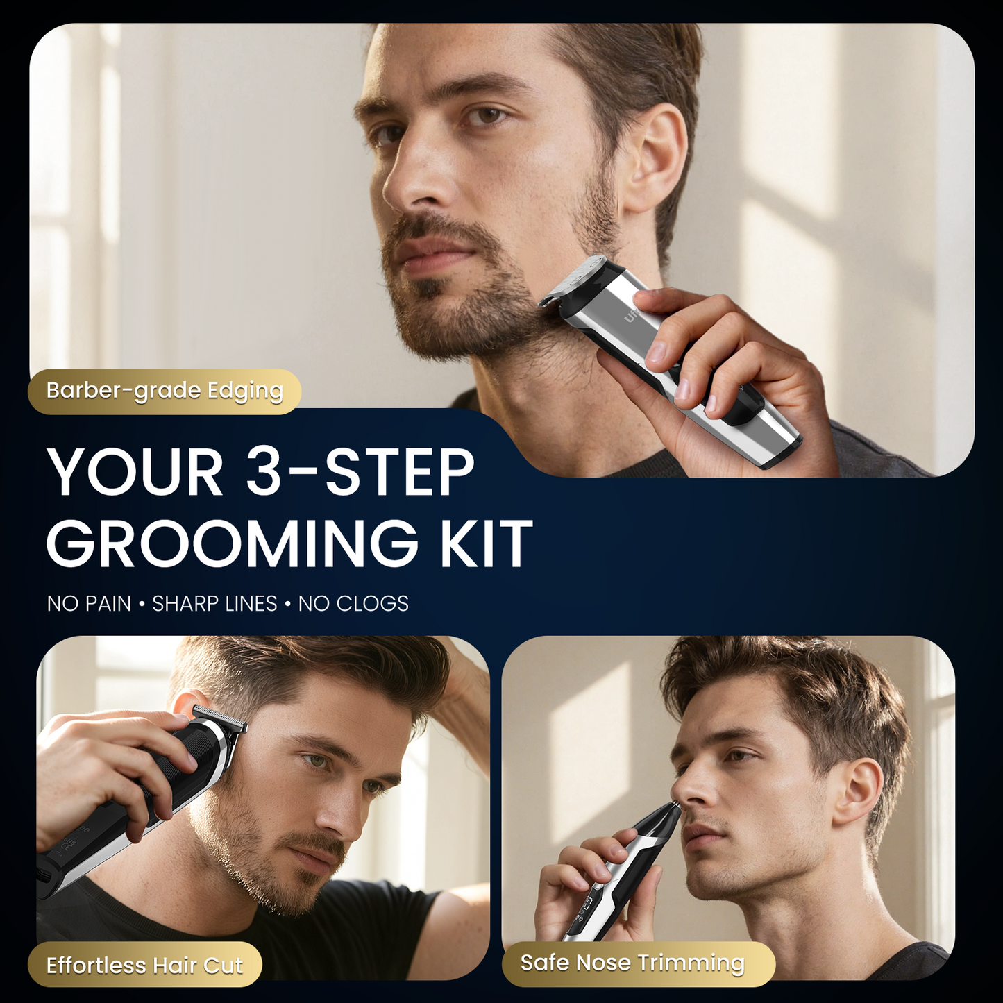 Ufree 3-in-1 Beard Trimmer Kit