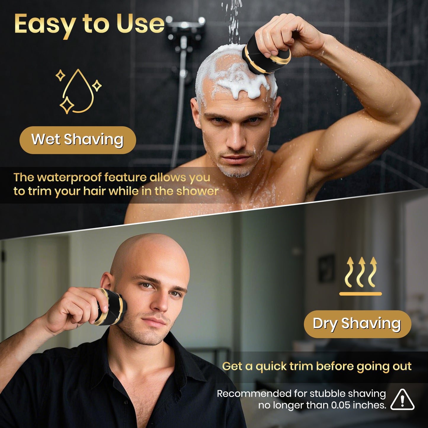 Ufree Electric Shavers Razor 6D Rotary Shaver Grooming Kit