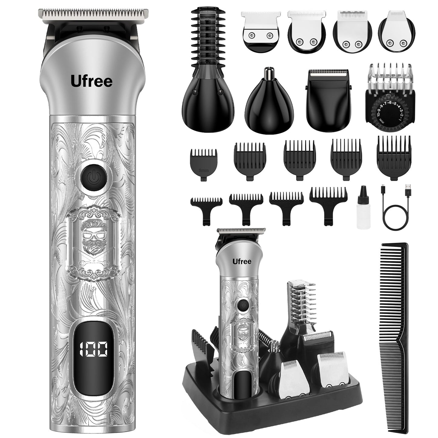 Ufree Beard Trimmer Hair Clipper Shaving Kit - U-1779-Q311-SF-3