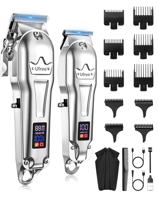 Ufree Barber Clipper and Trimmer Hair Clipper Set