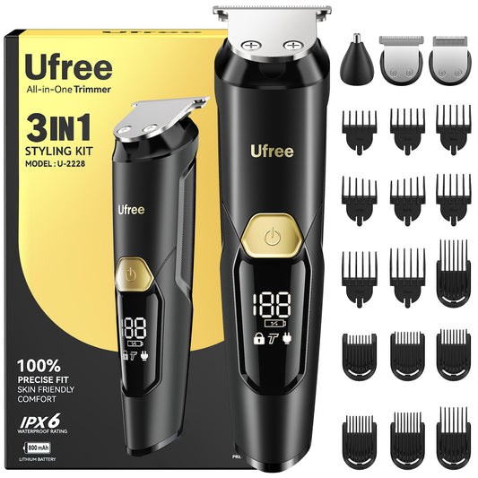 Ufree 3-in-1 Beard Trimmer Kit
