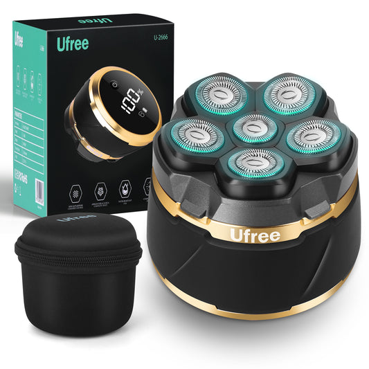 Ufree Electric Shavers Razor 6D Rotary Shaver Grooming Kit