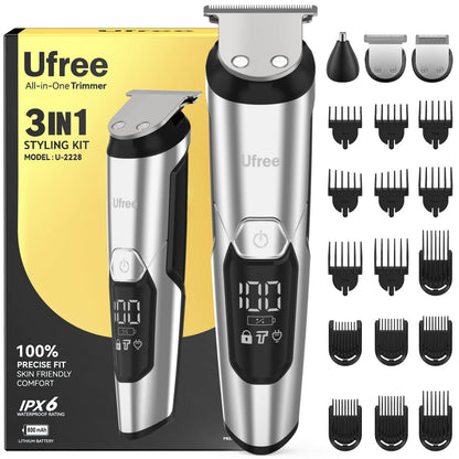 ufree 3 in 1 beard trimmer kit