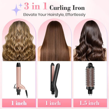 Ufree 3 in 1 Curling Iron Wand Set - AMU-3166S-M312-SF