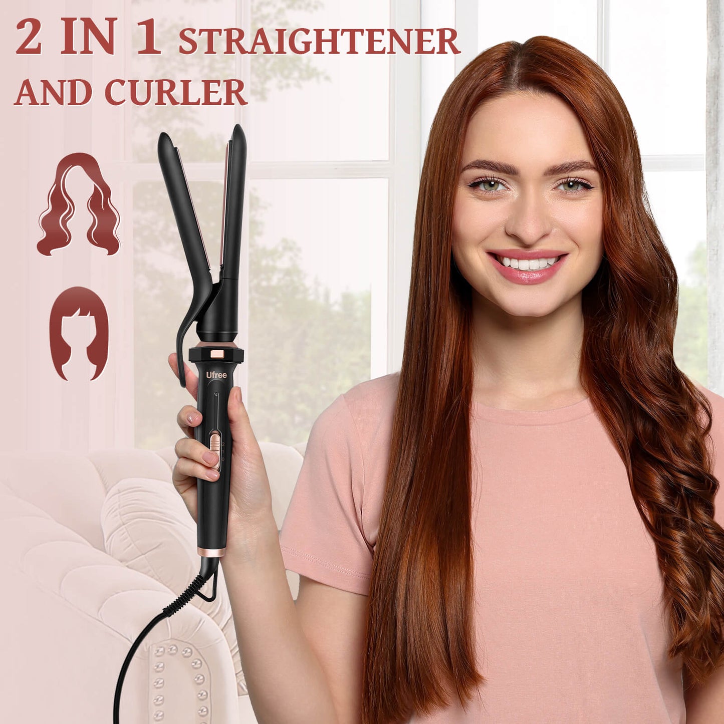 Ufree 5 - in - 1 Curling Iron Wand Set - U-3166-Q311-MP