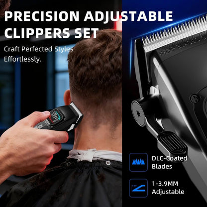 Ufree Barber - Grade Cordless Clipper & Split Trimmer Set - AMU-862-Q331-SF