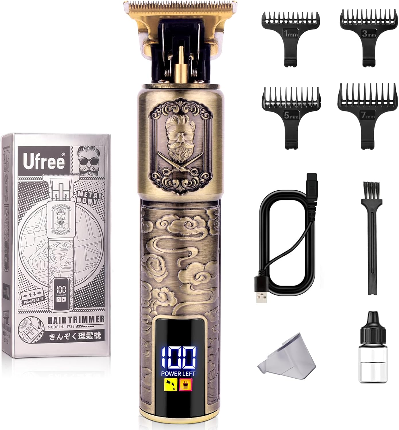 Ufree Beard Hair Trimmer Kit - U-1733-Q311-SF