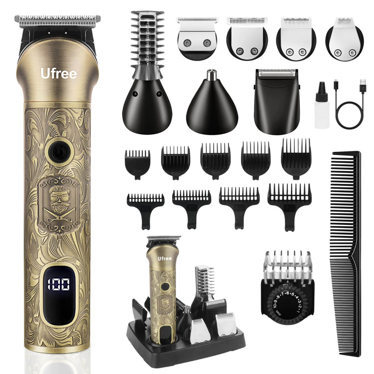 Ufree Beard Trimmer Hair Clipper Shaving Kit - U-1779-Q311-SF-1