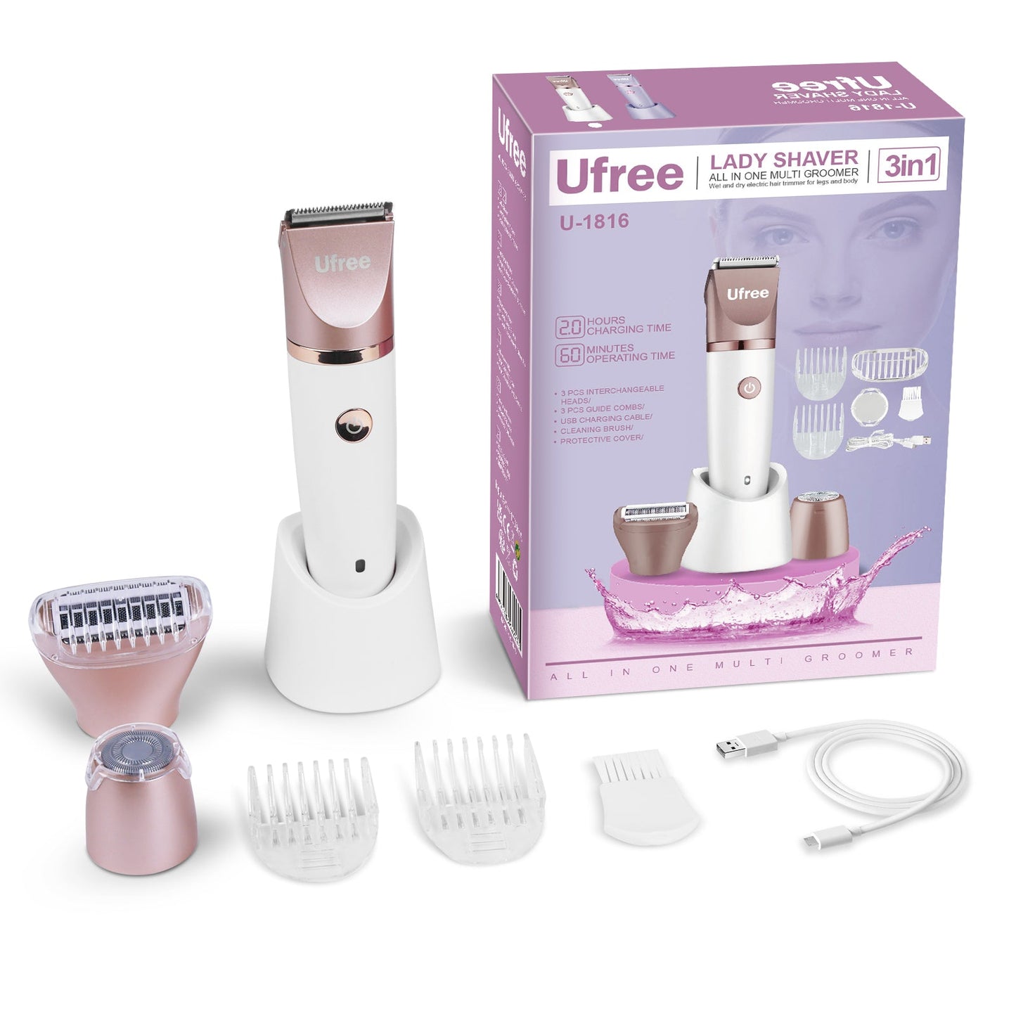 Ufree Bikini Trimmer Body Hair Trimmer - U-1816-Q321-MP