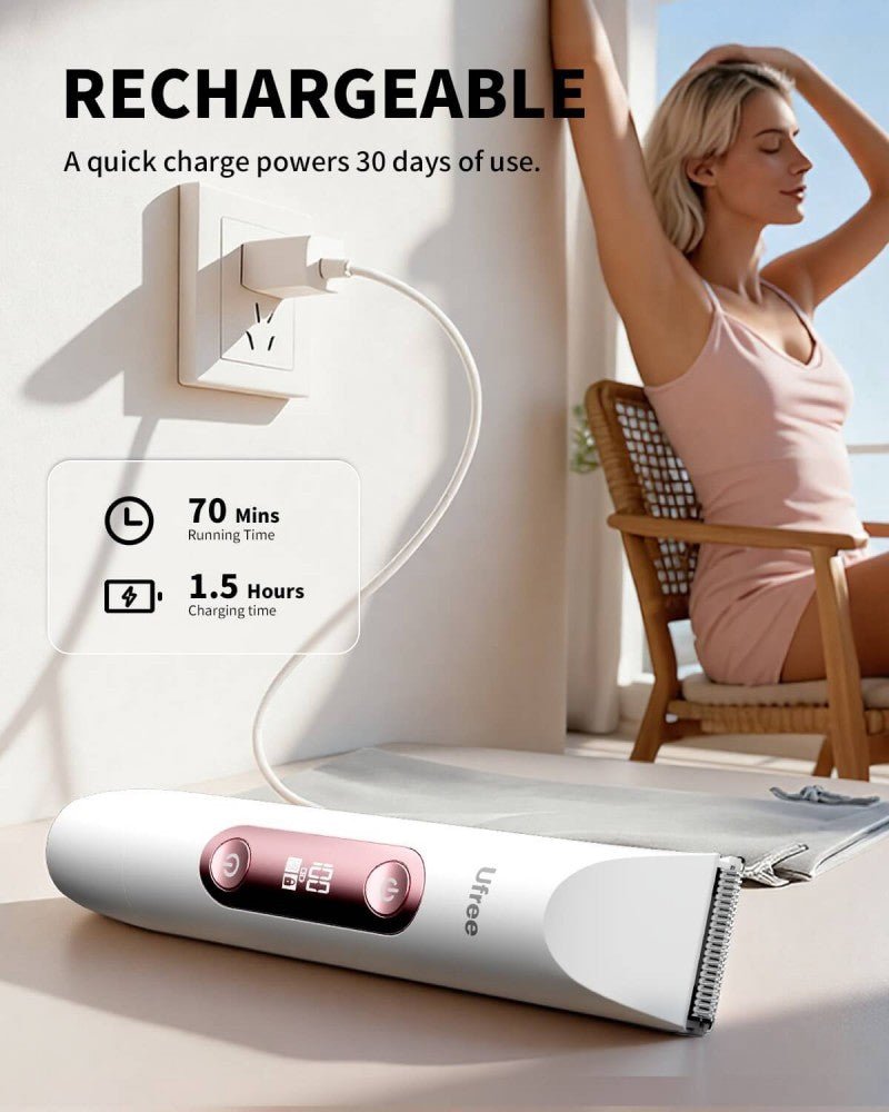 Ufree Bikini Trimmer Electric Razors for Women Dual Head - AMU-7118-Q311-SF