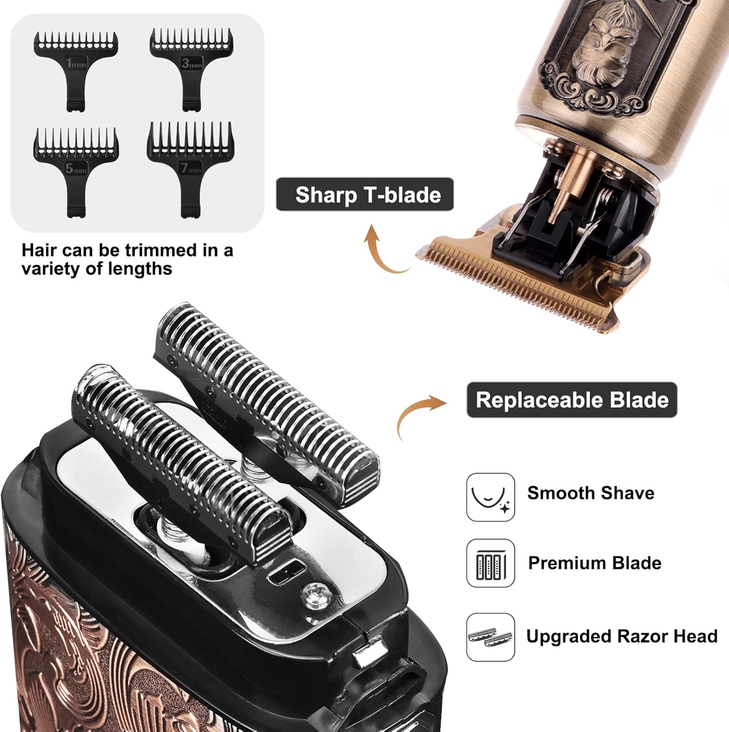 Ufree Foil Shaver Beard Trimmer Set - AMU-1668-Q311-1-SF
