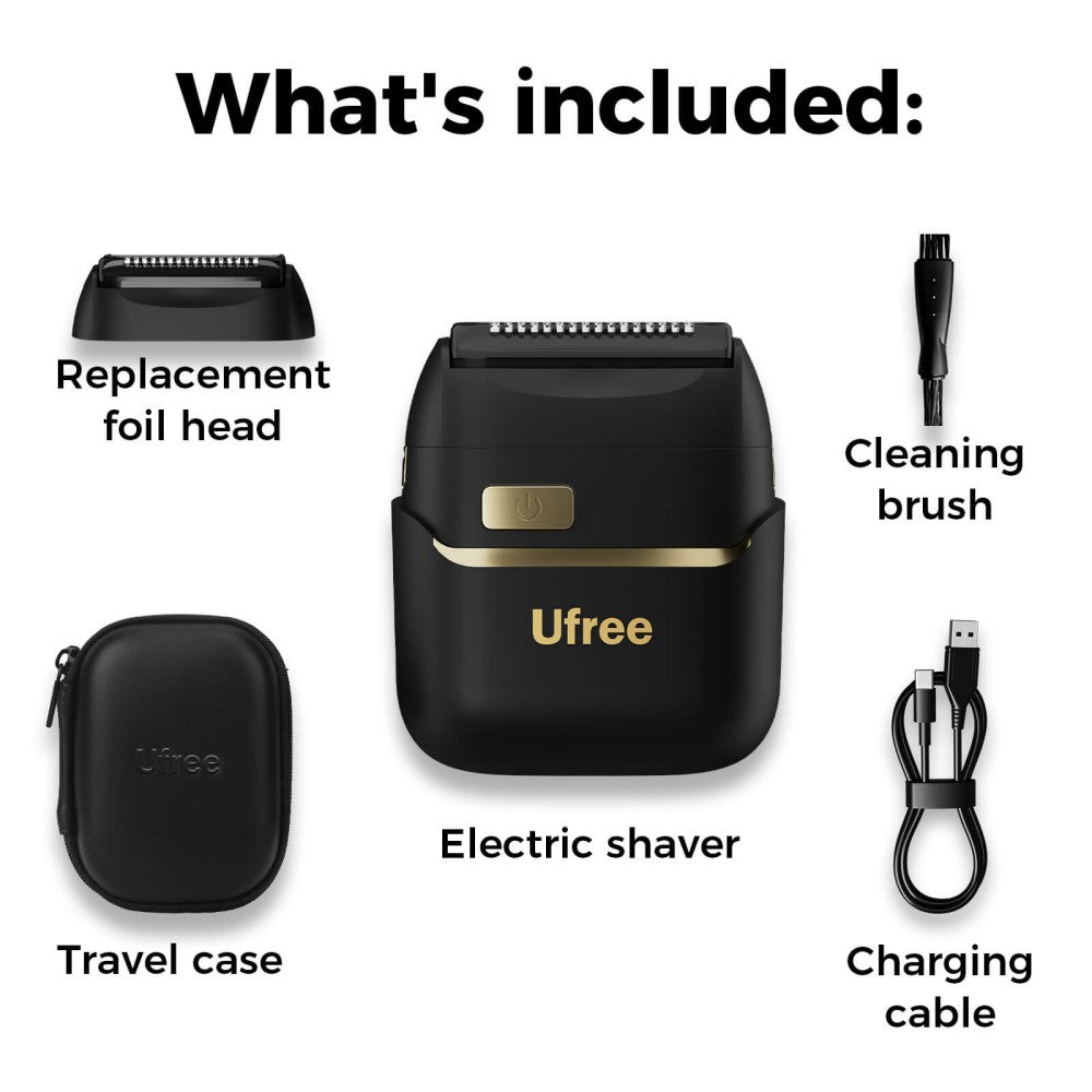 Ufree Foil Shavers Travel Razor Wet Dry Cordless Face Grooming Kit - AMU-2668-Q311-SF