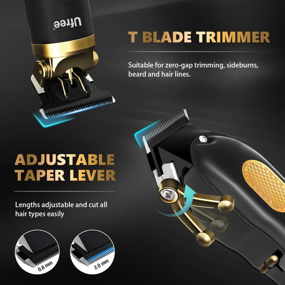 Ufree Hair Clippers and Trimmers Set - AMU-2115-Q321-SF