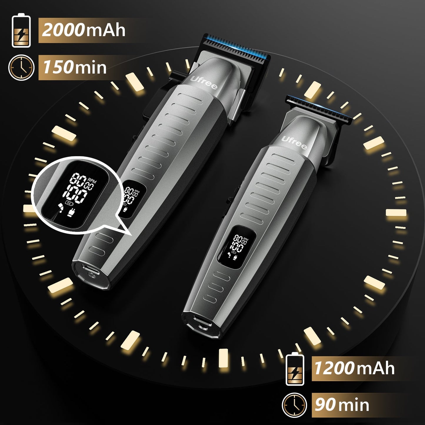 Ufree Hair Clipper with Barber Bag Set - AMU-858-Q311-SF-05