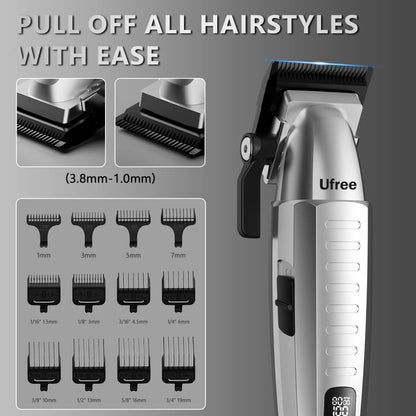 Ufree Professional Hair Clippers and Trimmers Set for Men with Bag - AMU-858-Q321-SF