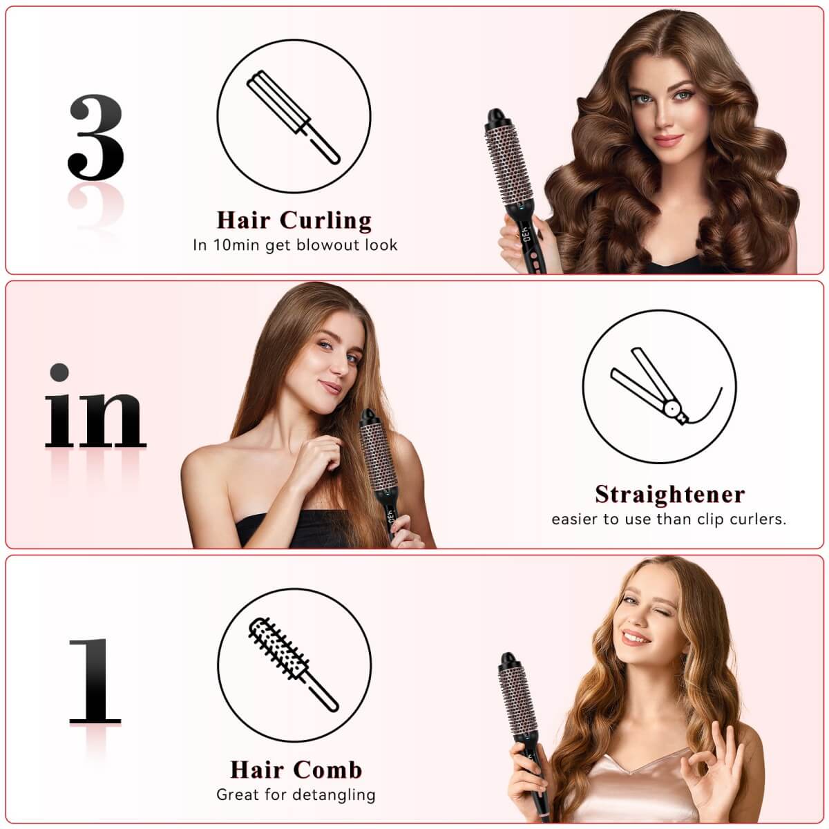 Ufree Thermal Brush Hair Brushes - AMU-9191-Q311-SF