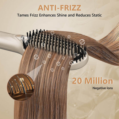 Ufree Upgraded Hair Straightener5 Temps Straightening Brush - AMU-9288-M311-SF